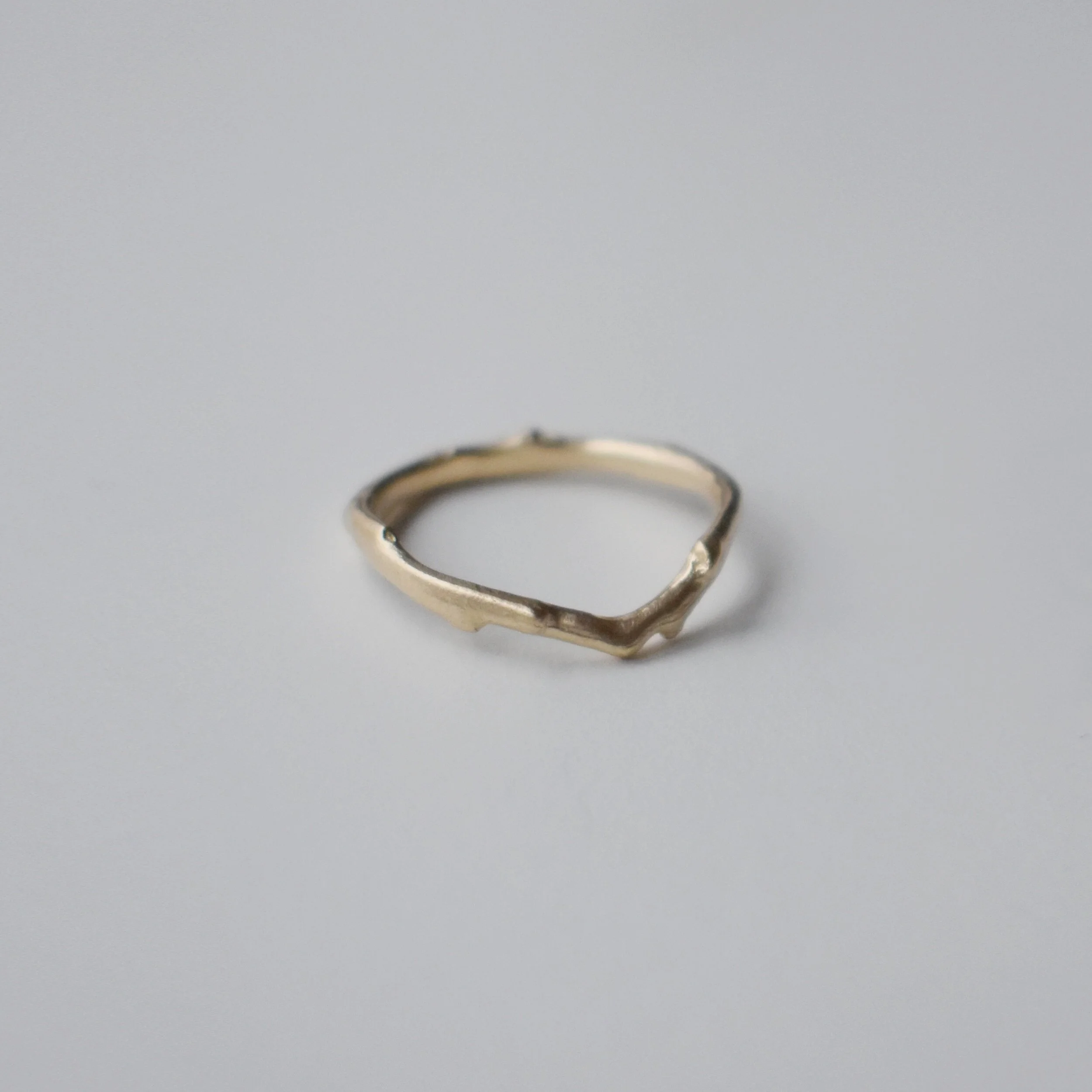 14K Yellow Branch Ring