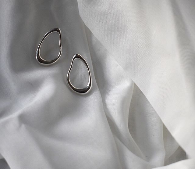 New sterling silver hoops
