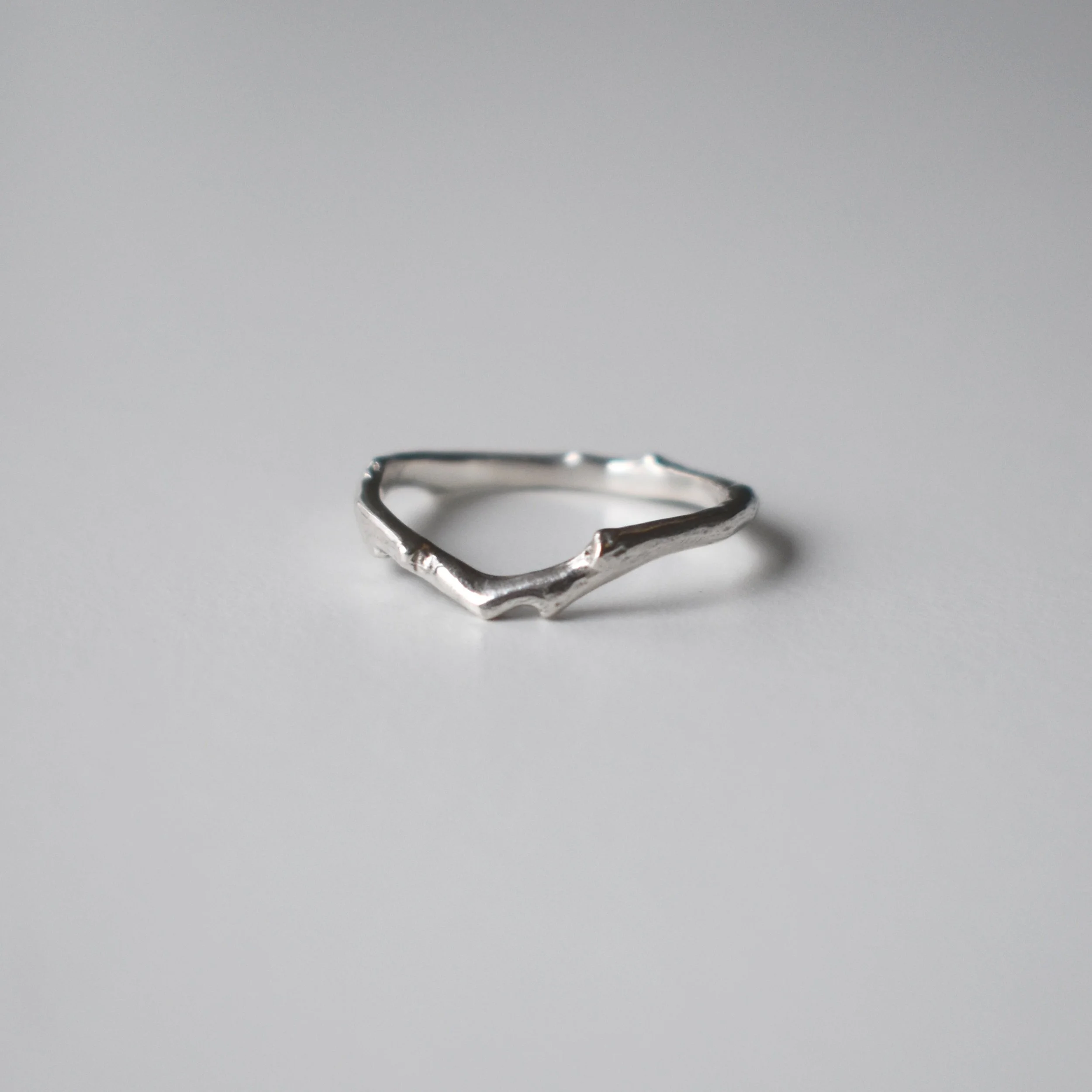 Silver Branch Ring