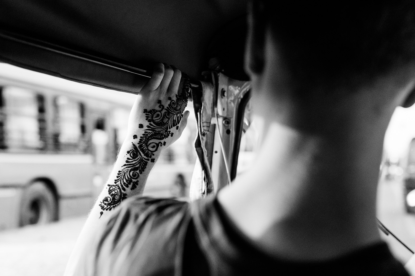 Tim and his mehndi.