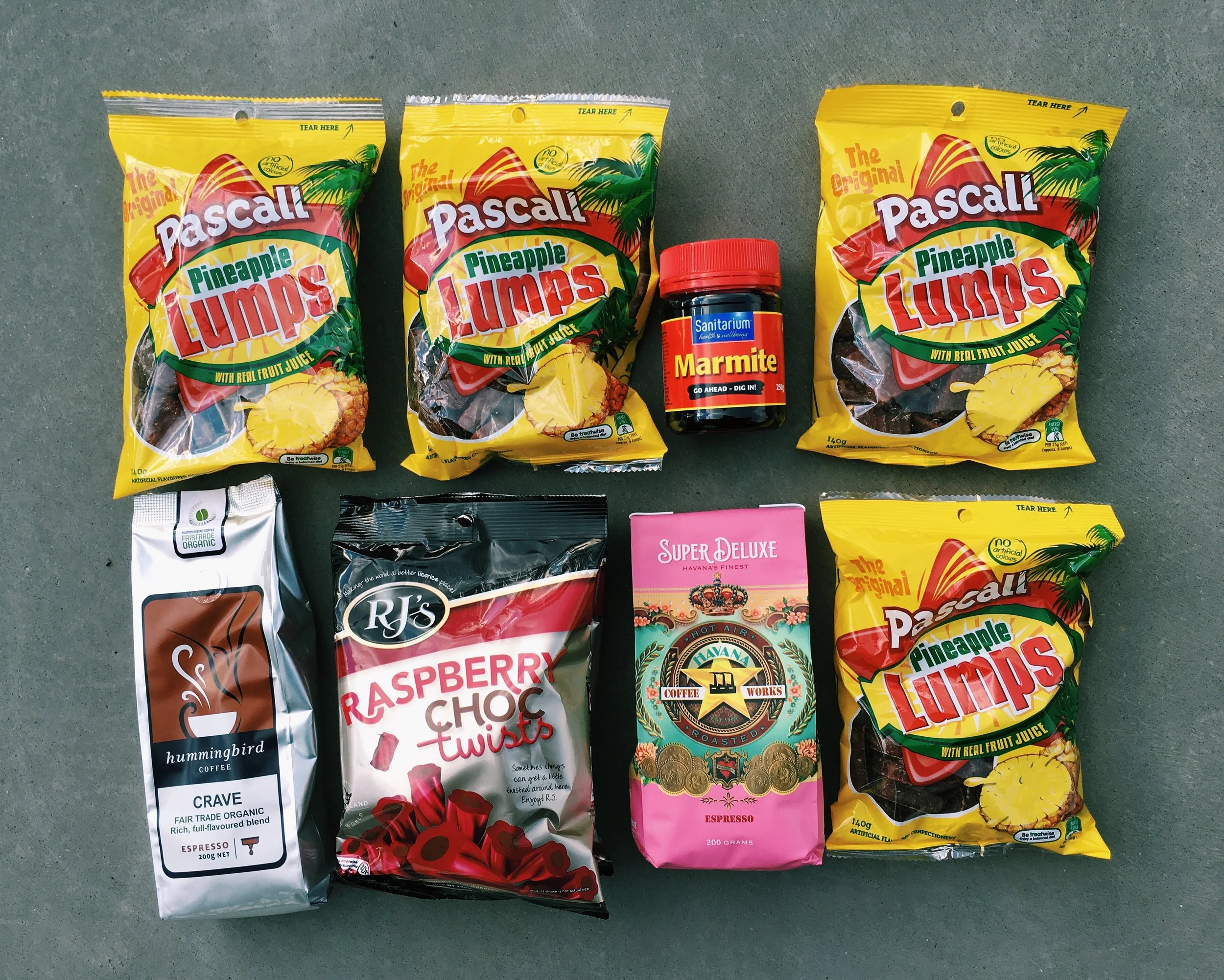 All the essentials stocked up on back home...