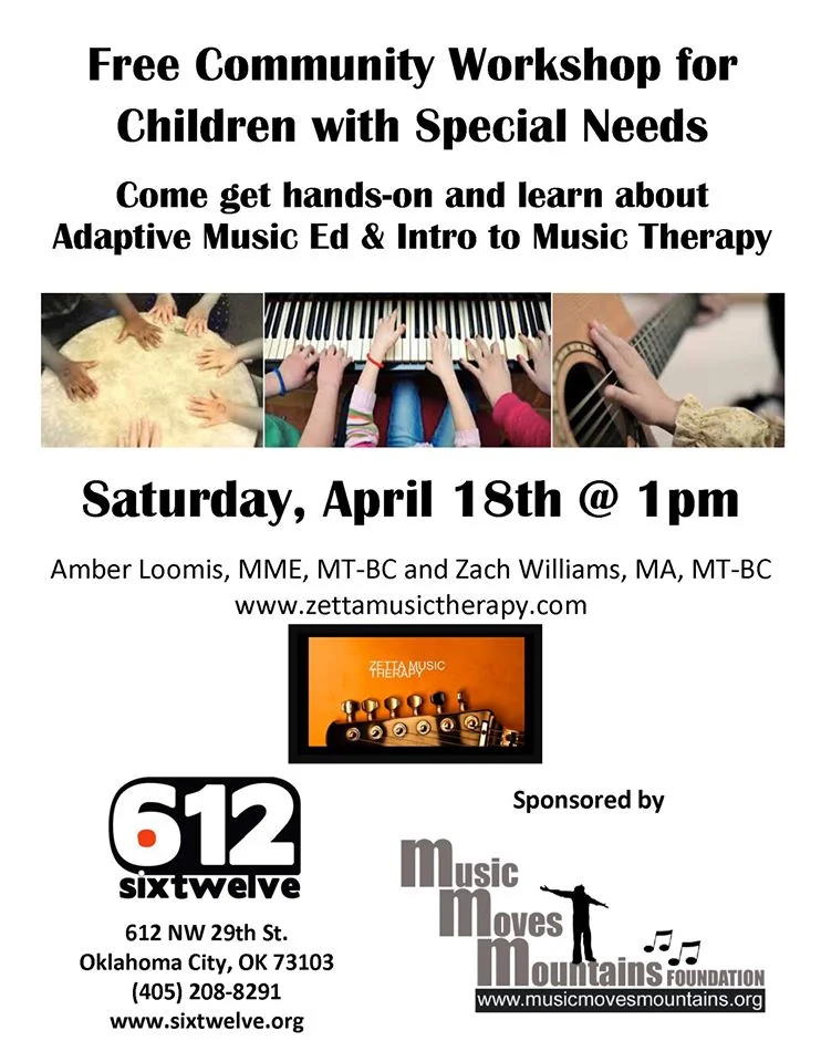 Free Community Music Workshop For Children with Special Needs