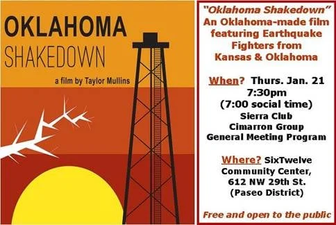 Oklahoma Cimarron Sierra Club's Showing of "Oklahoma Shakedown"
