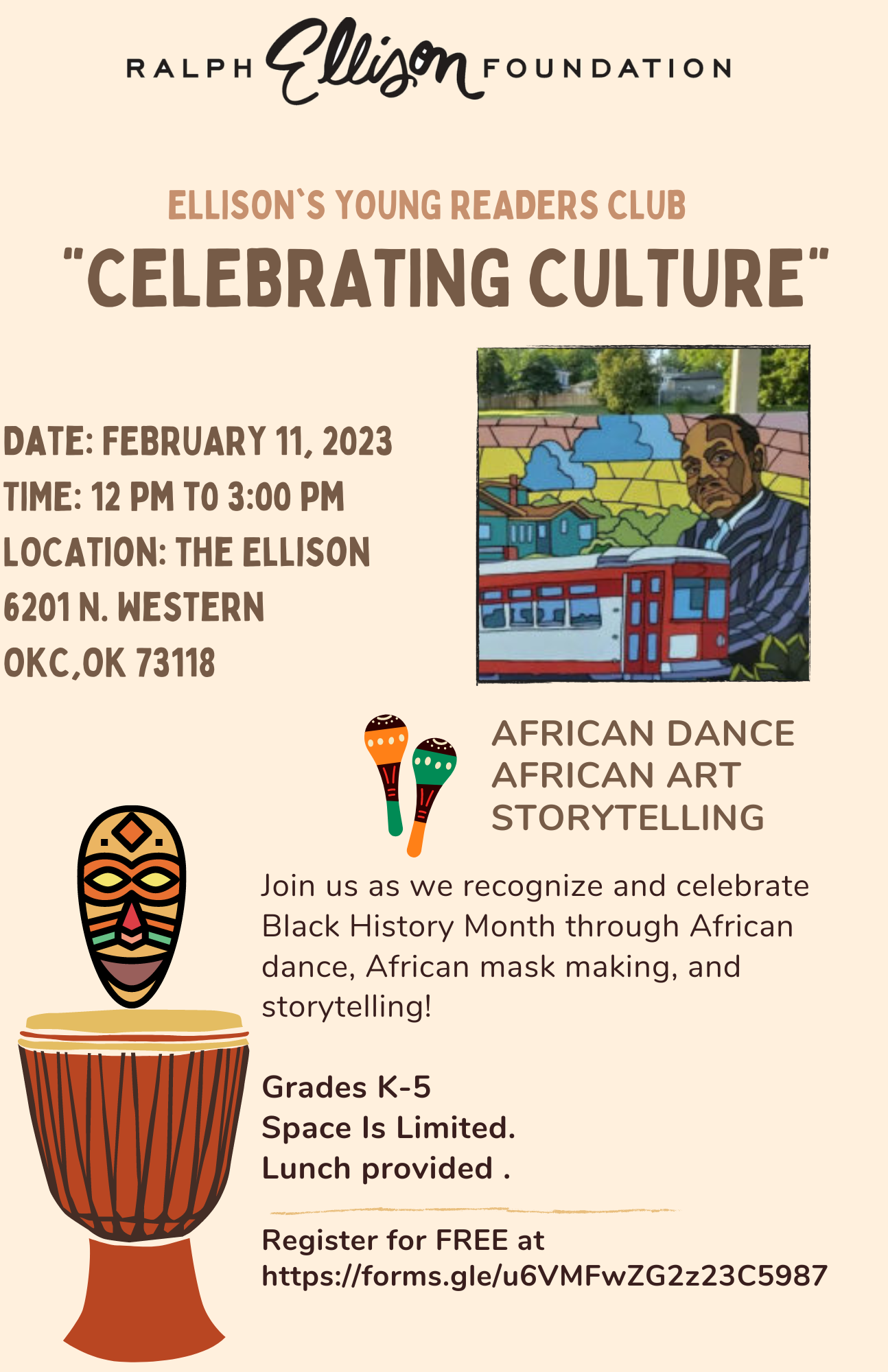 Ellison's Young Readers Club "Celebrating Culture" at the Ellison Hotel