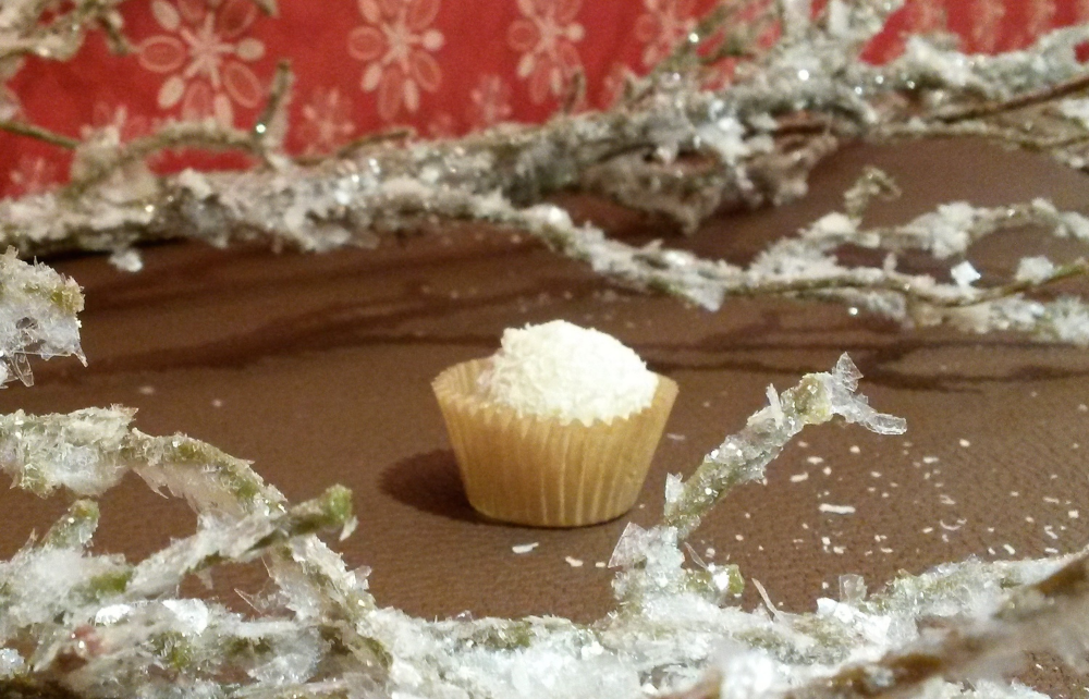 Delicious snowball? Go ahead and throw one at a friend, they'll like it.