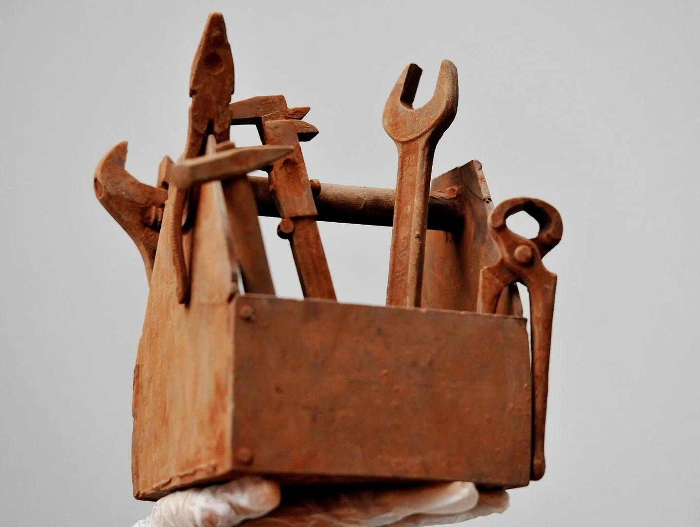 These chocolate tools look an awful lot like the ones Voilà Chocolat made for Father's Day 2015. Photograph: Nick Ansell/PA Wire