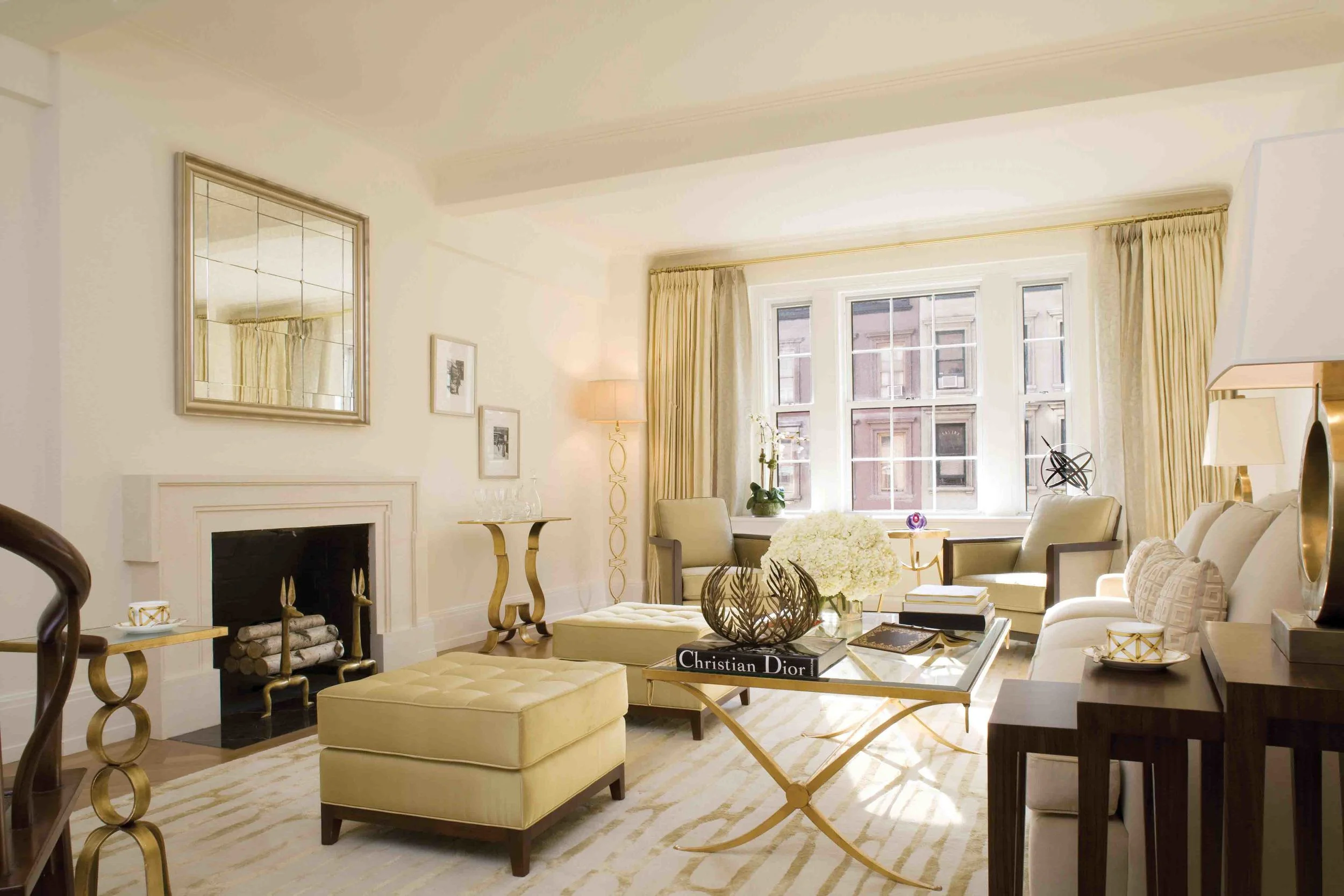 Transitional Living Room