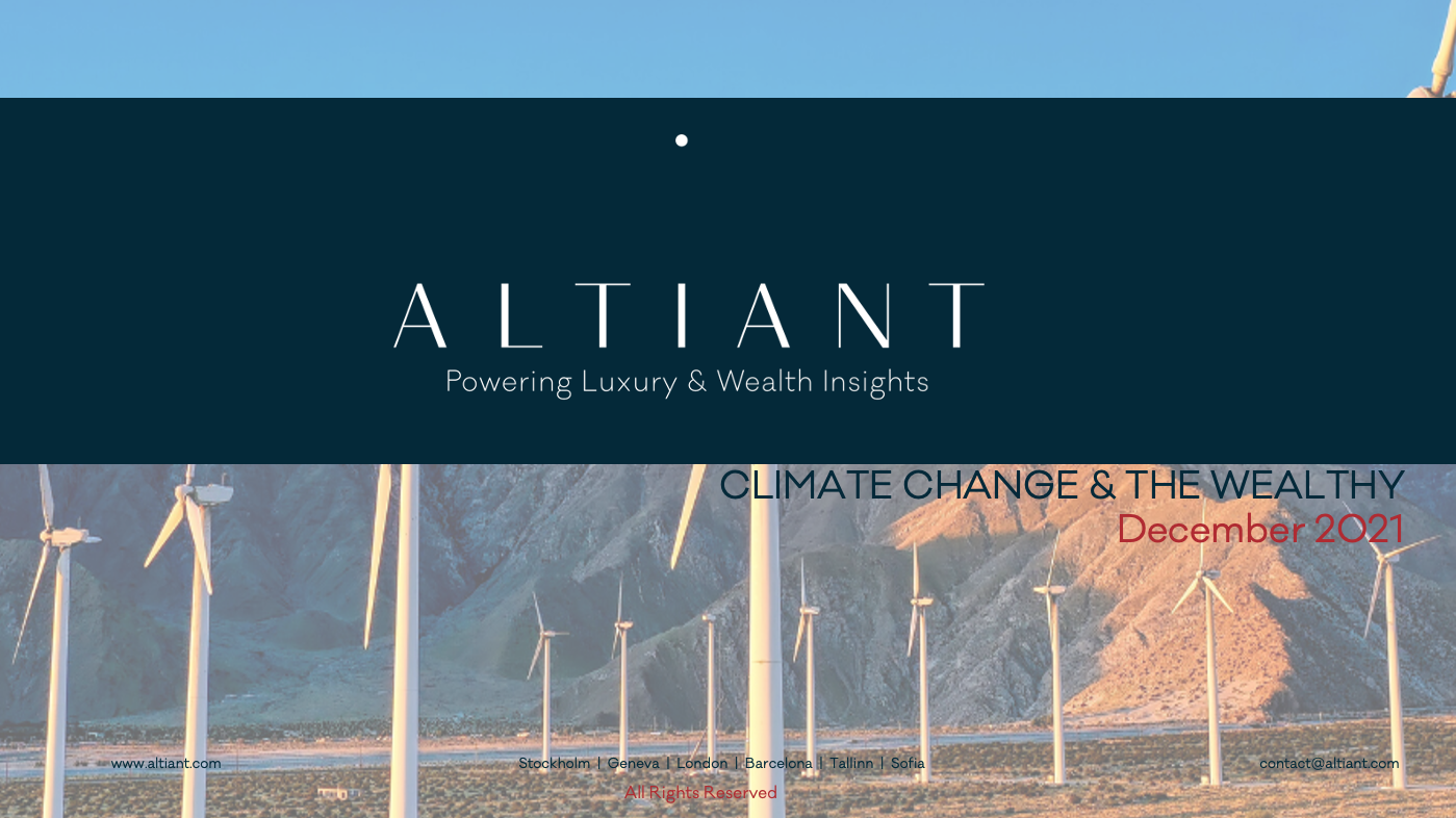 ALTIANT-Sustainability Luxury Brand Index 2021
