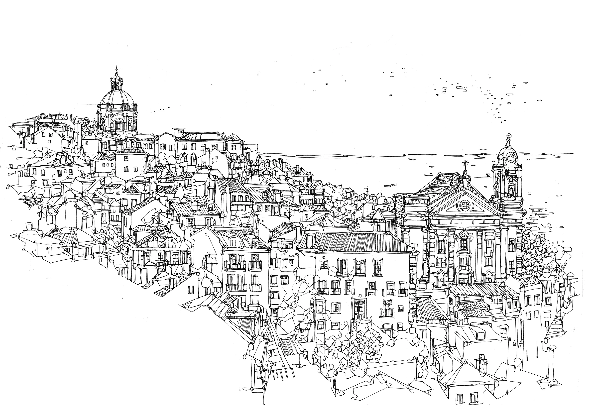 Lisbon line drawing city.jpg