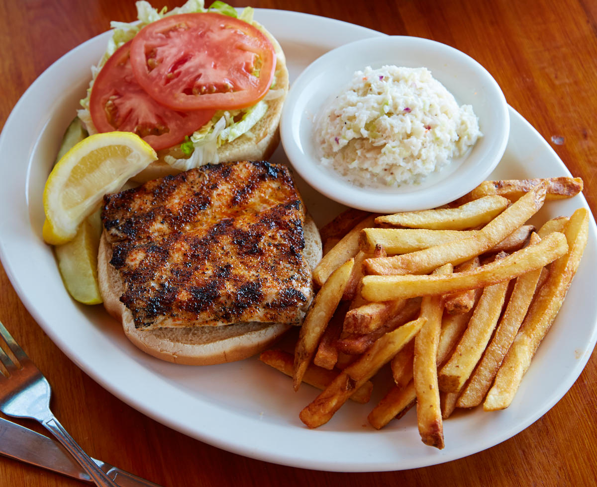   Chargrilled Amberjack Sandwich  