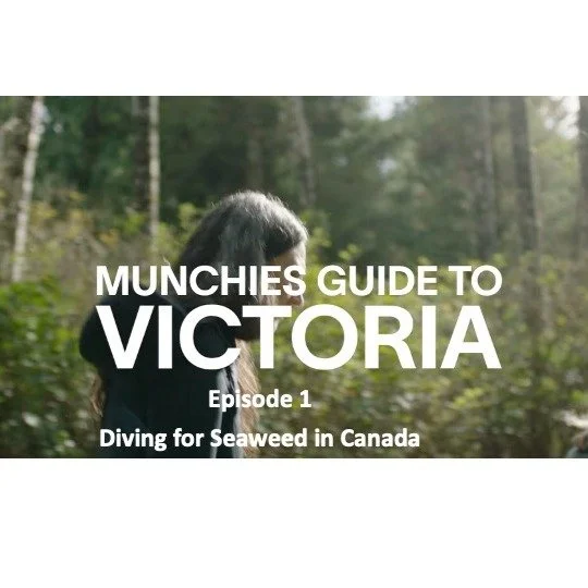 I had so much fun hanging out with the Vice Munchies crew! I showed them my favourite places in Victoria and introduced them to the incredibly talented chefs, brew masters and distillers who do magical things with my seaweed. The first episode of Mun