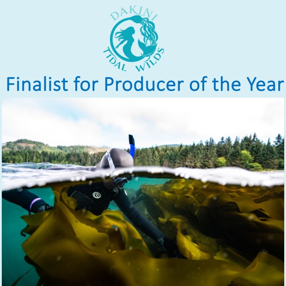 It was a huge honour to be recognized as one of the 3 finalists for Producer of the Year at Yam Magazine&rsquo;s Best Restaurant awards ceremony last night. For 24 years I have been sustainably hand-harvesting wild, edible seaweeds with love and reve