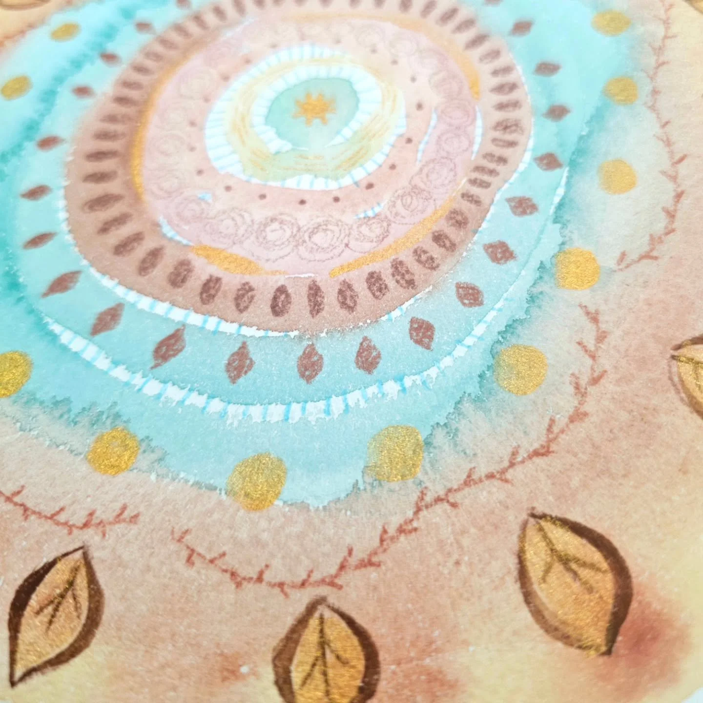 I am finding the process of making abstract art helps to rewire the brain in beneficial ways, and it gives the spirit time to spend in a state that is untethered. The time spent creating simple shapes and colors is free, and in that space there is ro