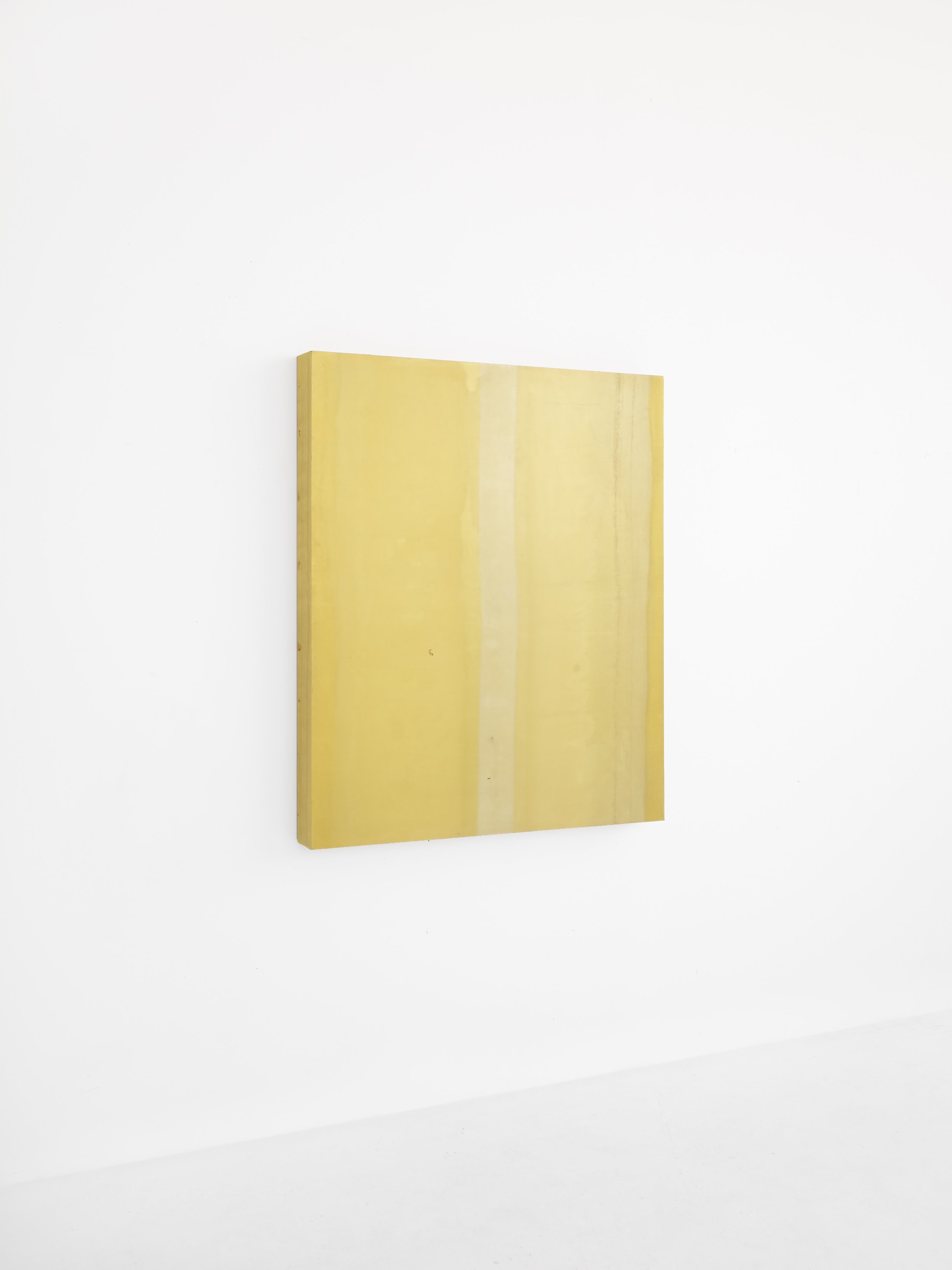 Burying Painting Series Nonsite: Yellow, 2017