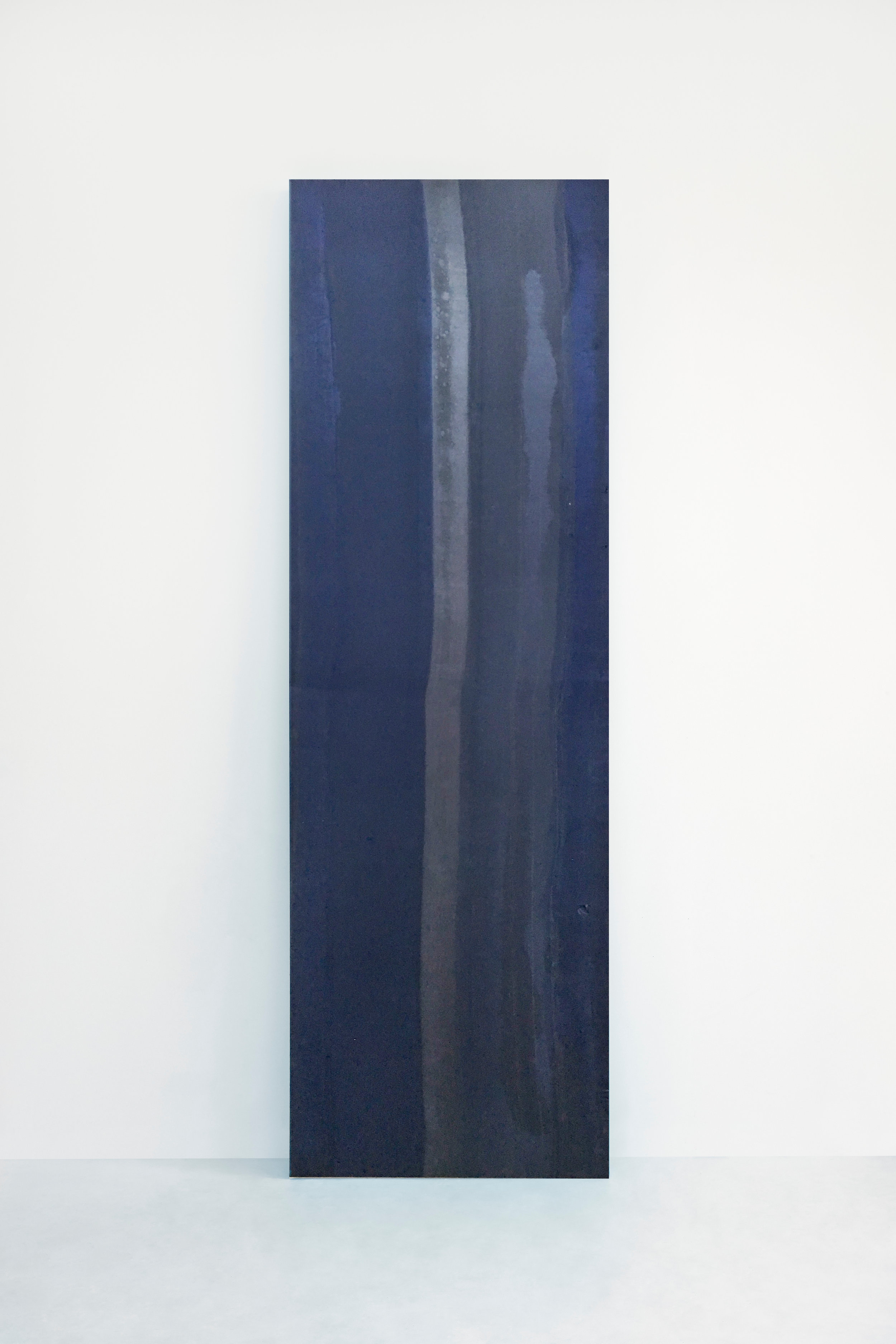 Burying Painting Series No. 1, Nonsite Navy Blue