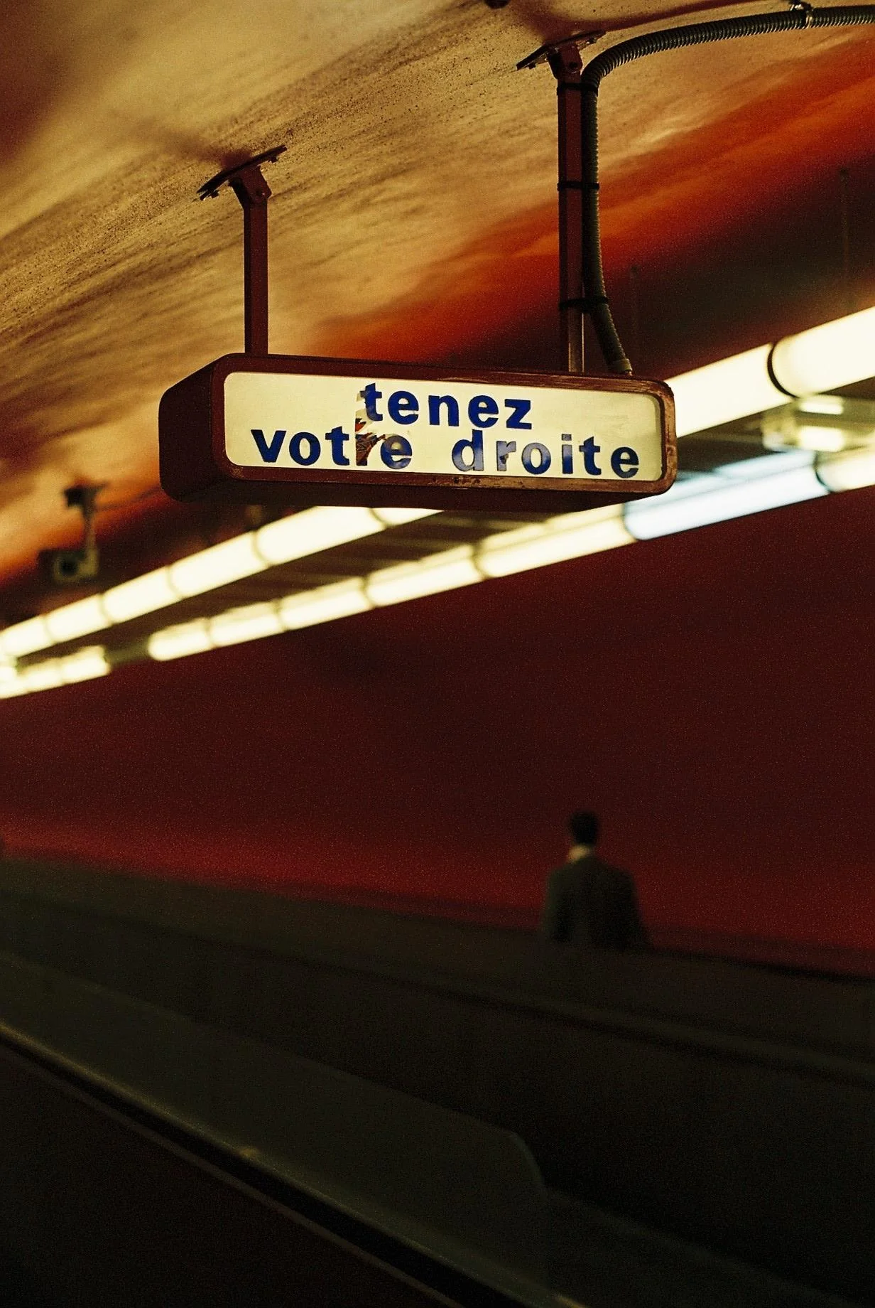 Passage RER Opéra, Paris, 2007