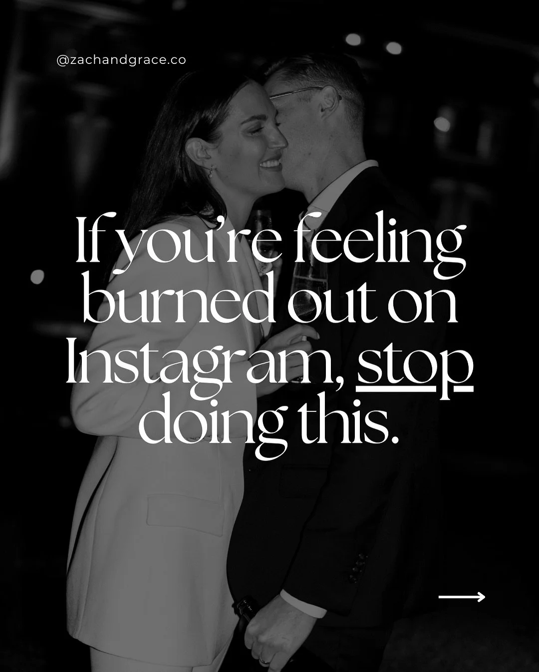 Wedding Photographers - if you&rsquo;re feeling BURNED OUT on Instagram, we&rsquo;ve been there&hellip; and we&rsquo;re here to tell you what you need to hear!

The reality is, you&rsquo;re trying to do TOO MUCH. You feel like you need to follow ever