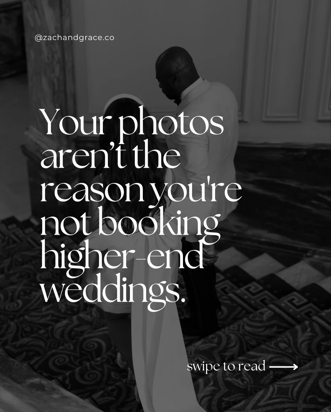 Let us know in the comments, which part of your brand do you feel least confident in right now? 

#weddingphotographybusiness #zachandgrace #weddingphotographytips #weddingphotographyeducation #photographybusiness