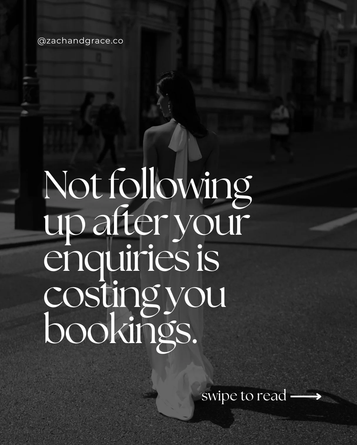There is almost always a perfectly innocent reason why a couple hasn&rsquo;t replied. Spam folders, busy weeks, saving wedding planning for the weekend - it happens all the time!

What doesn&rsquo;t help is the photographer who takes the silence pers