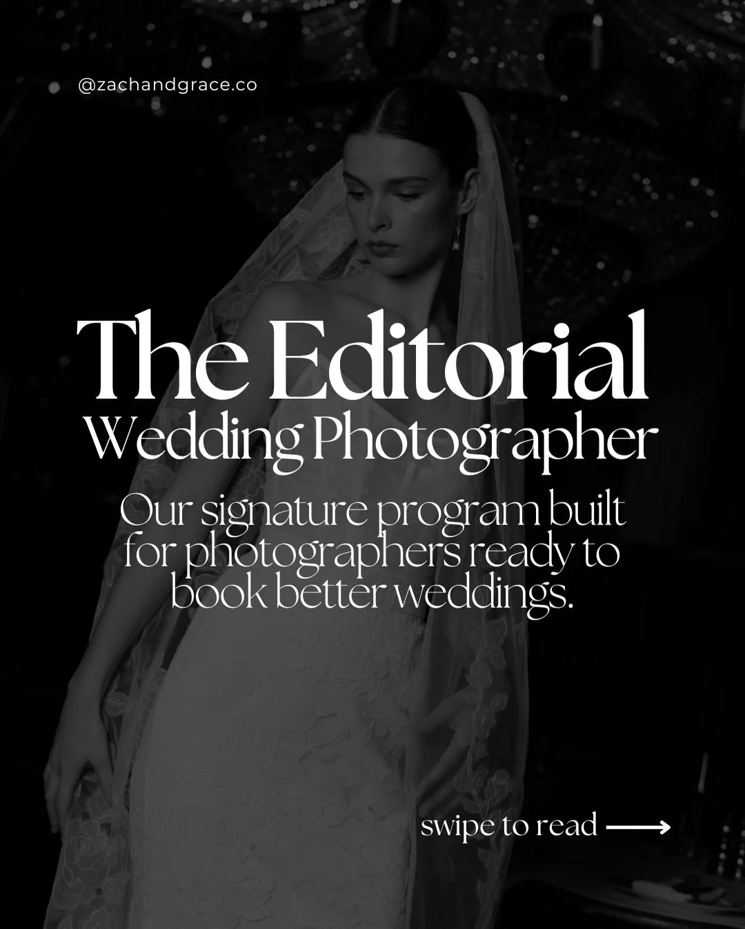 If you&rsquo;re a wedding photographer whose work is good but your bookings and prices don&rsquo;t reflect that yet - this post is for you.

The Editorial Wedding Photographer is the course we built for exactly this. For photographers who are produci