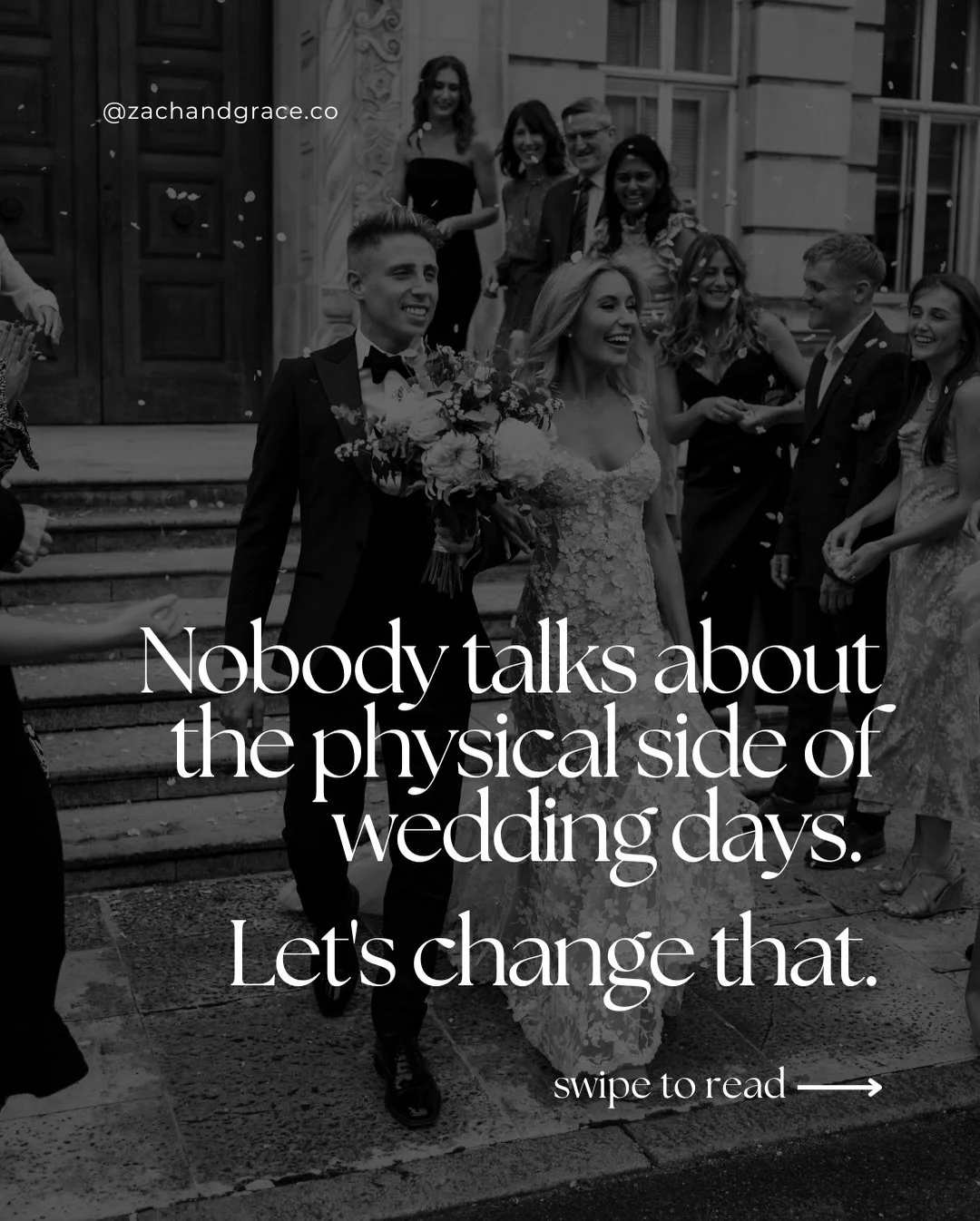 Nobody really talks about the physical reality of being a wedding photographer.

Carrying heavy kit for hours. Lifting your camera thousands of times. Helping your couple, moving things, running across a venue to catch a moment. Doing all of that whi