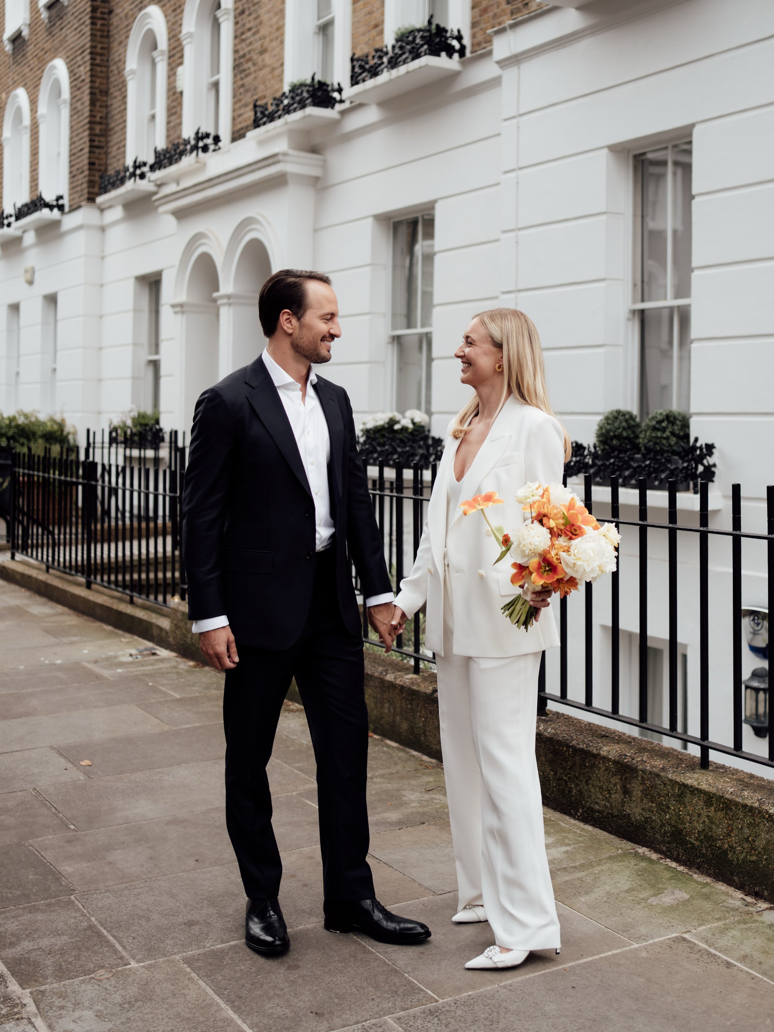 C &amp; C in Chelsea after their town hall ceremony.

Edited with &lsquo;Soft&rsquo; from the Union of Two 2.0 Preset Pack.

#londonwedding #chelseatownhall #unionoftwo #zachandgrace #weddingphotographypresets