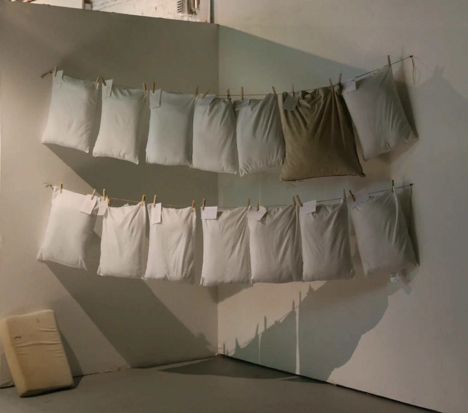 Pillow Talk (The Pillow Library), installation, 2014