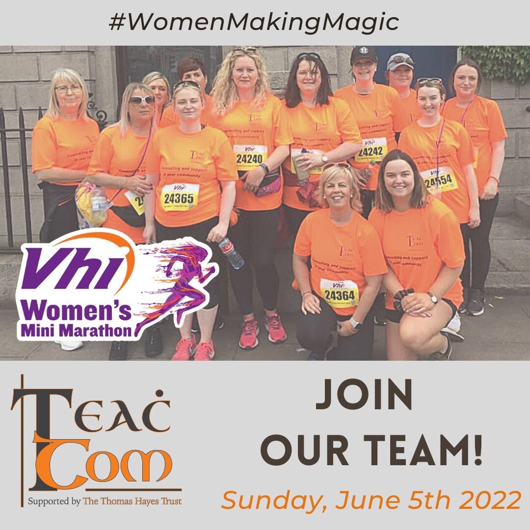 Have you signed up yet?

Registration is now open for the Vhi Women's Mini Marathon and we are looking for women of all ages and abilities to join our team. 

We believe in supporting each other, supporting a local service and #makingmagic together t