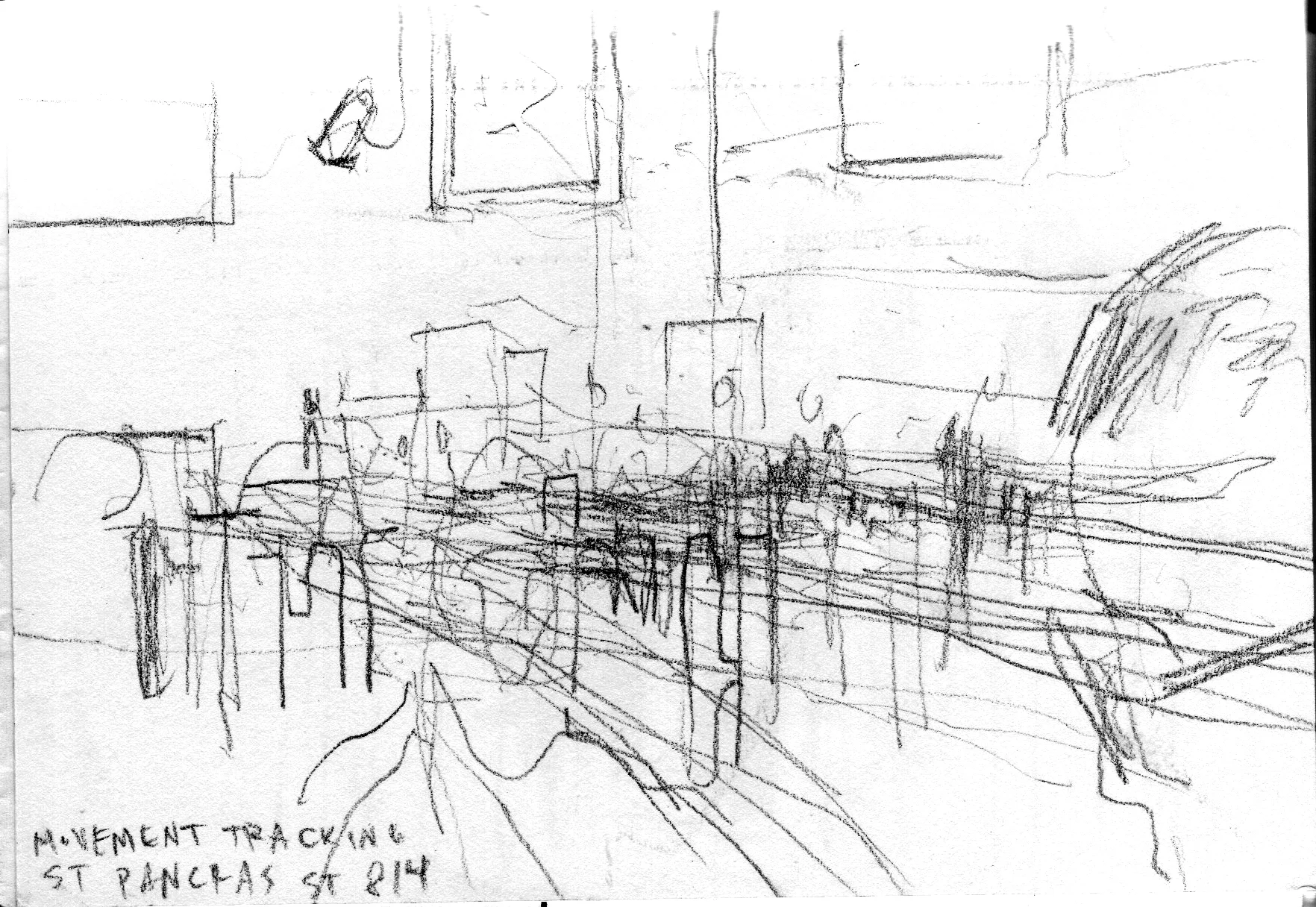 St. Pancras Crowd Tracking No.1