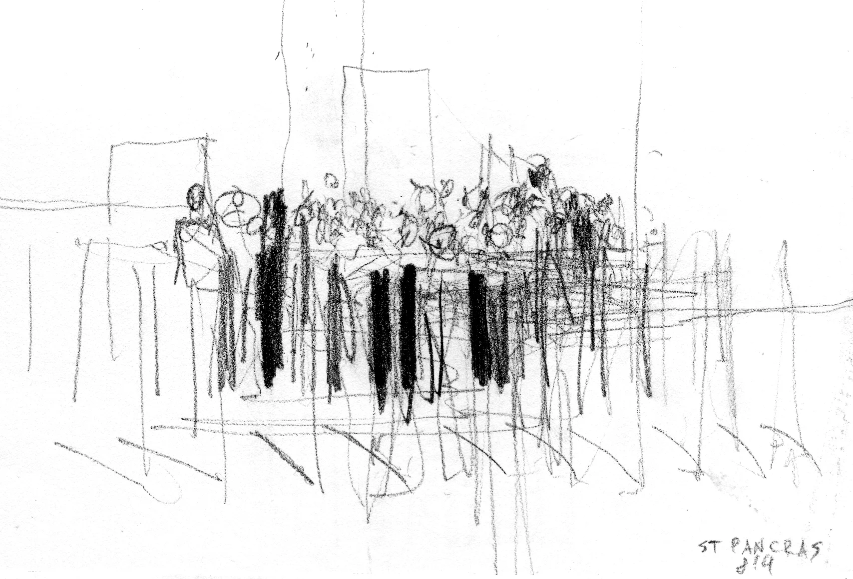 St. Pancras Crowd Tracking No.2