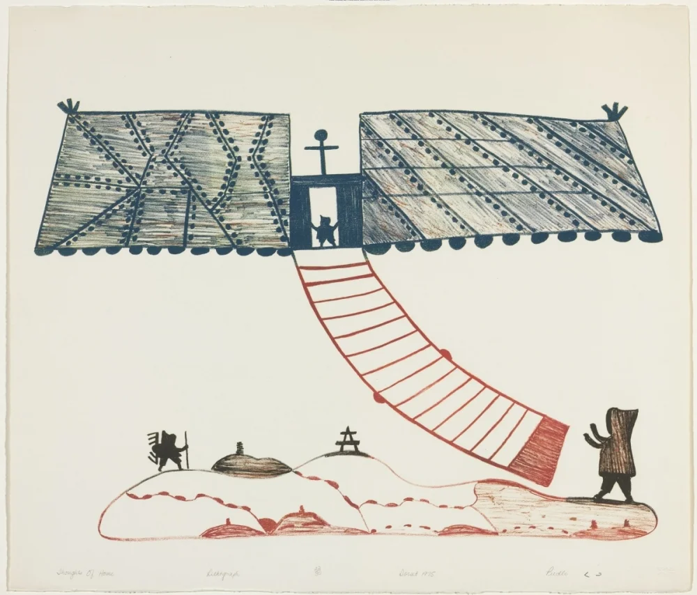 "Thoughts of Home," Pudlo Pudlat, 1975