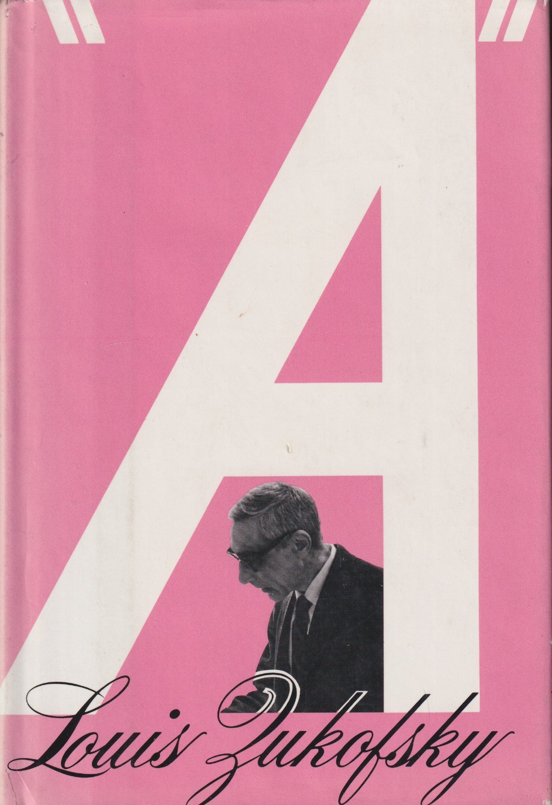 The cover of "A" by Louis Zukofsky