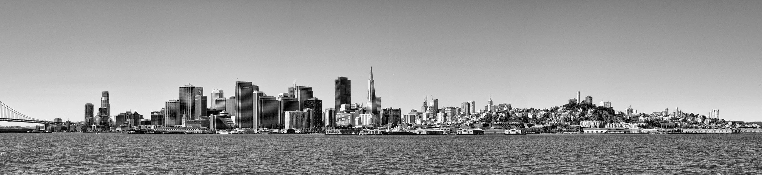 SanFran Panorama B&W