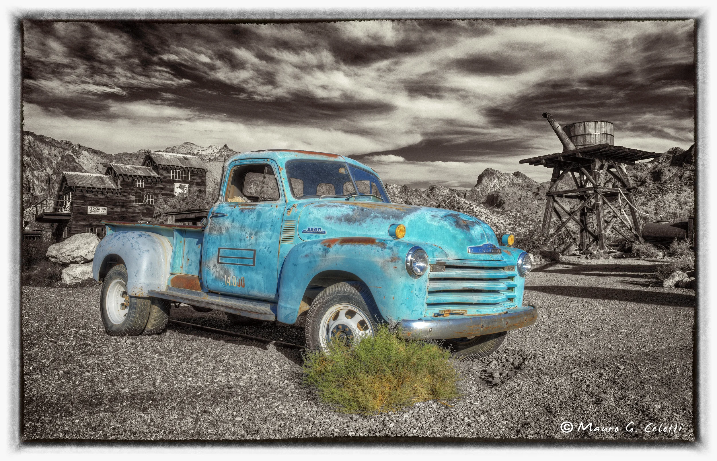 Old Blue Truck