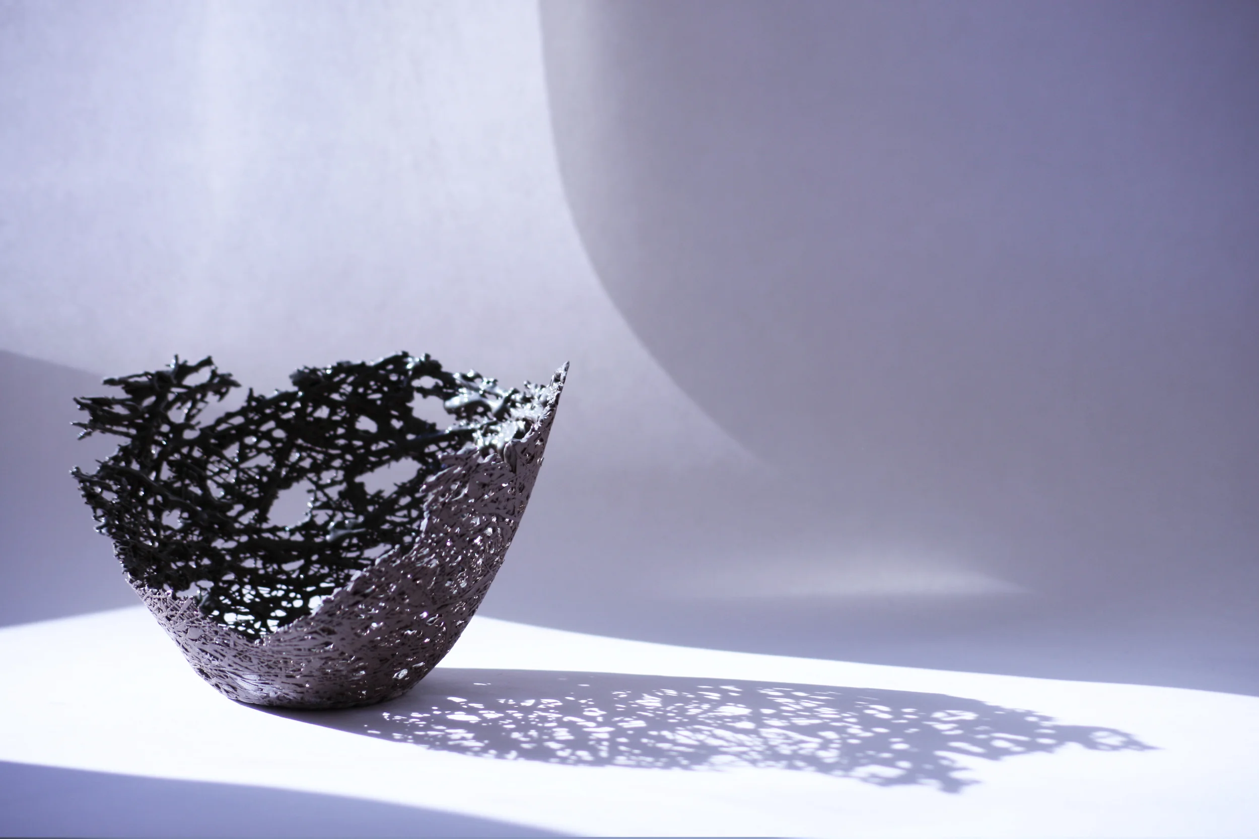 Coral bowl, black