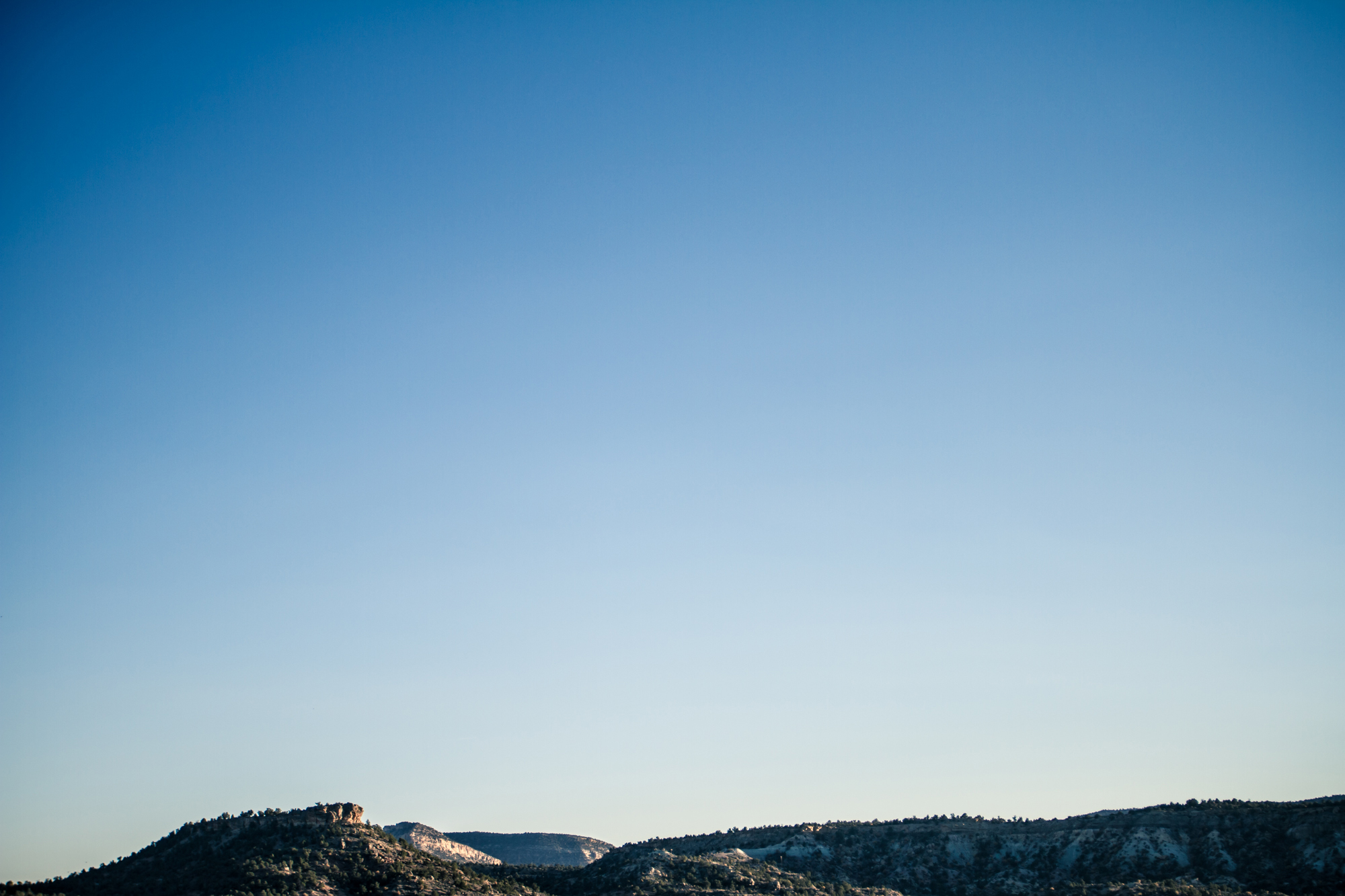 The view from our campsite at Wide Hollow Reservoir.