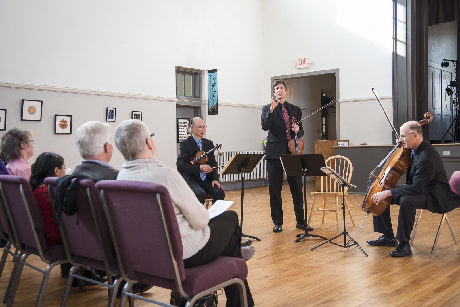 Adaskin String Trio Violist (and Wintergreen Festival Orchestra Principal Violist) introduces the Villa Lobos String Trio (a piece that Jasmin particularly loved).