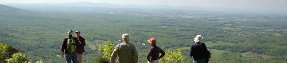 This morning we start on the Old Appalachian Trail (OAT) where it crosses Laurel Springs Drive 1.7 miles from the Wintergreen Drive Intersection. The OAT was part of the Appalachian Trail prior to the development of Wintergreen. We’ll follow the OAT a short distance to its junction with the Appalachian Trail outside the resort near Dripping Rocks on the Blue Ridge Parkway. Our destination is Cedar Cliffs, one of the more beautiful spots on the AT. We may even meet a thru-hiker headed for Maine. This is our gentlest Sunday morning hike and the only one that takes us outside Wintergreen.