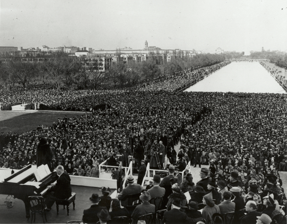 Marian Anderson's historic performance on the steps of the Lincoln Memorial