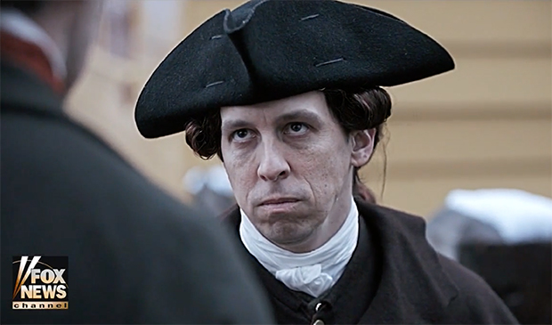 Scott Wichmann in his more serious alter-ego: John Adams in Legends and Lies . To read his take on John Adams, click here.
