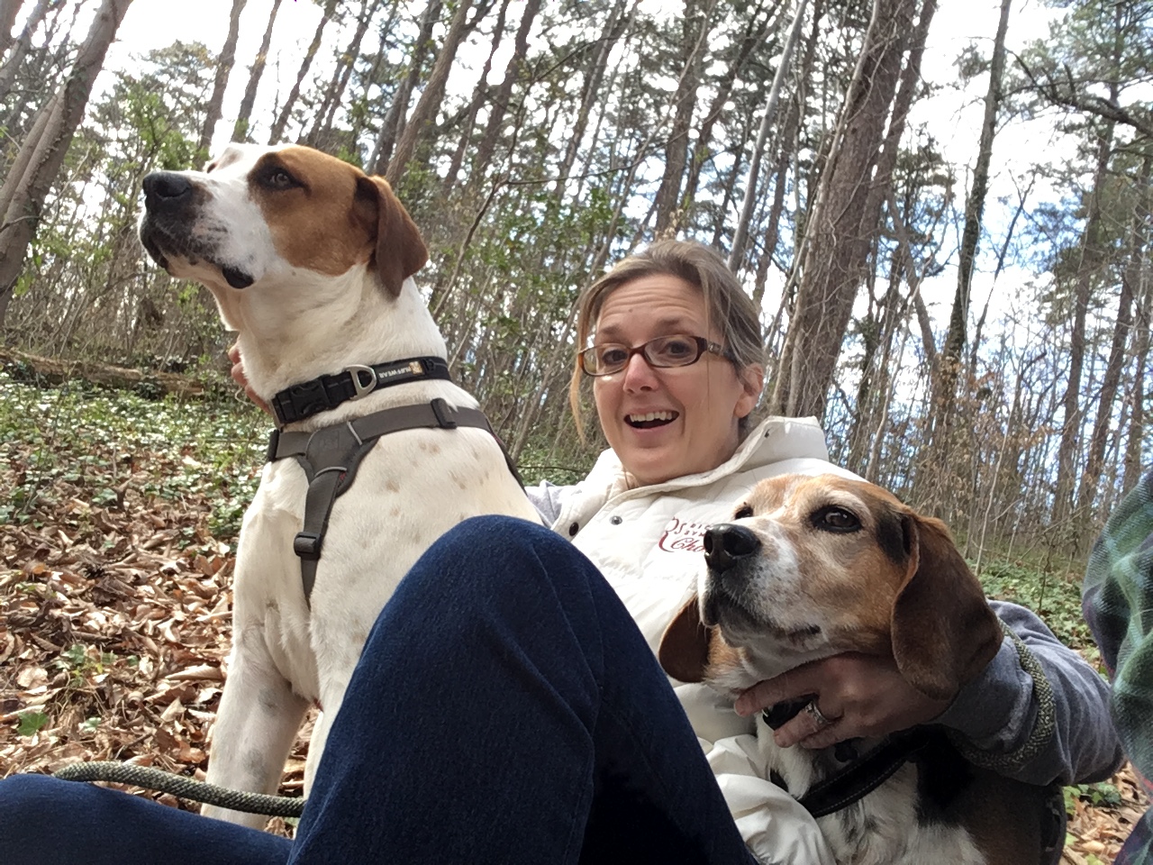 Me and my dogs (Bruno and Quigley)