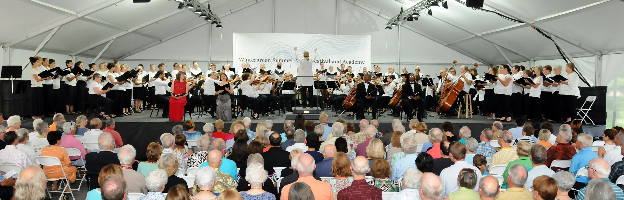Sing with Us! 2017. More than 80 singers came from as far as Florida and Chicago to sing Mozart's Requiem on top of beautiful Wintergreen Mountain.