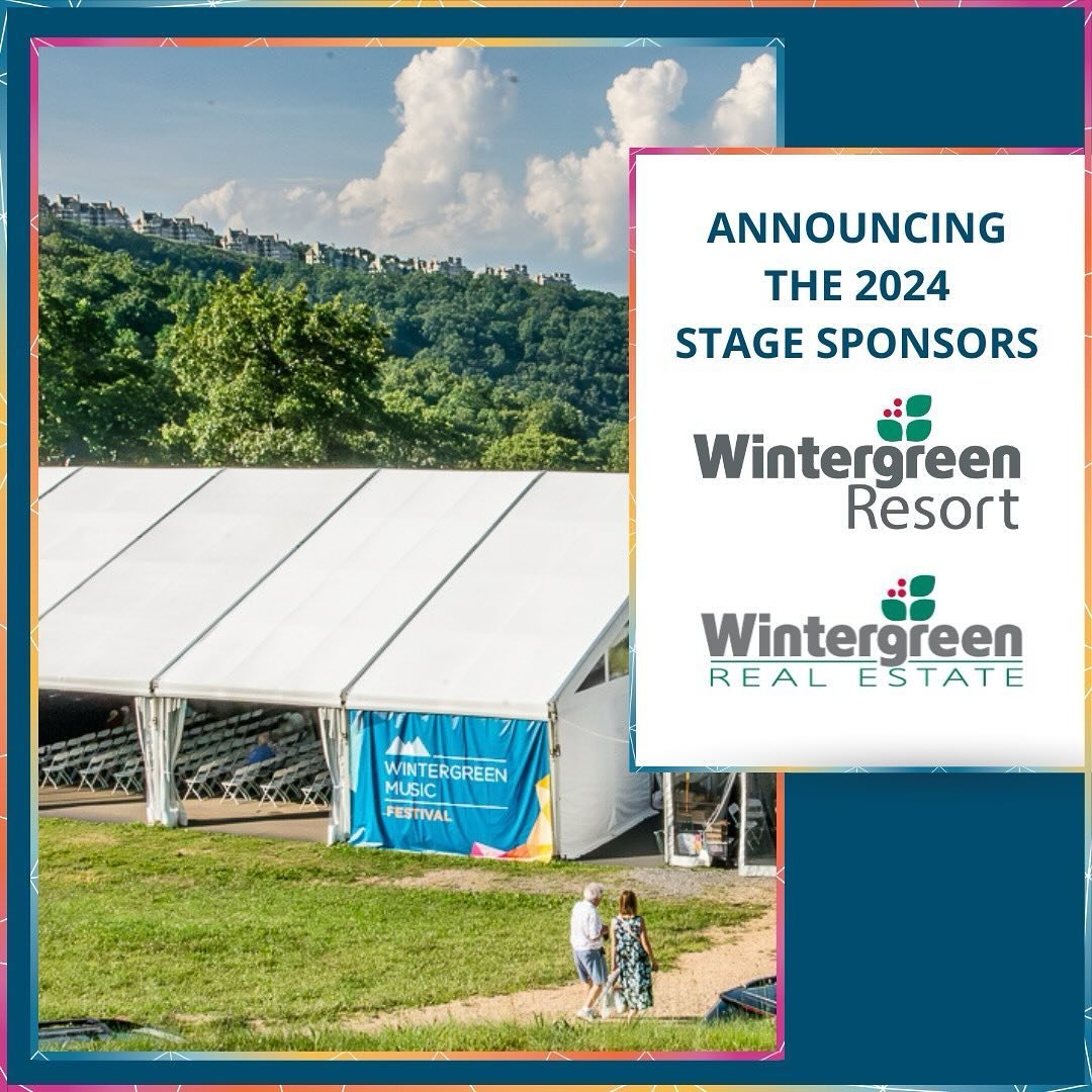 Working closely with Wintergreen Resort to create shared goals as a collective destination and welcoming community has long been critical to the success and growth of the Wintergreen Music Festival. For the first time, we are excited to announce that