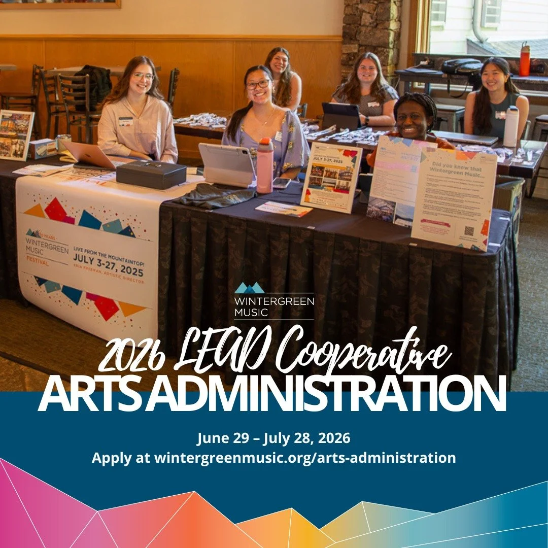 Interested in pursuing a career in arts administration? Head to the link in our bio to apply for the LEAD Cooperative Arts Administration Fellowship for hands-on experience and training in a variety of departments including Production &amp; Artistic 