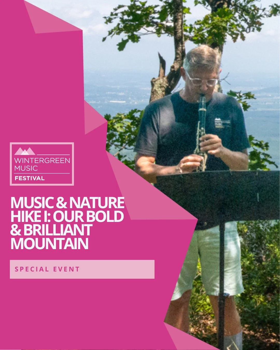On Monday, July 6 at 11:00 am, join the Nature Foundation at Wintergreen and Festival Artists Tim Hudson (trumpet) and Myles Blakemore (trombone) on a musical hike as they connect us with the bold and brilliant aspects of our natural Mountain landsca