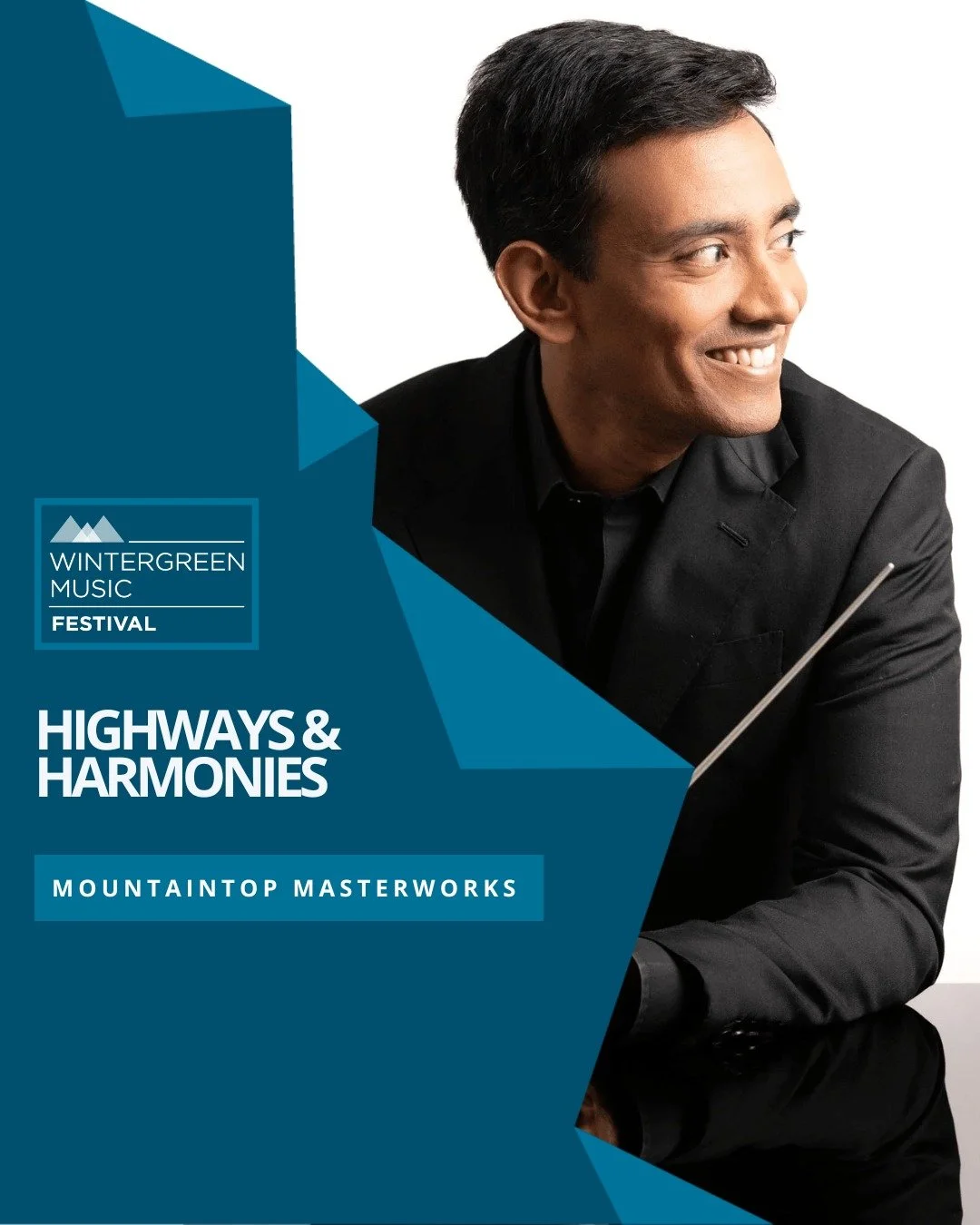 Celebrated conductor Vinay Parameswaran leads the Wintergreen Festival Orchestra on July 10 at 7:00 pm and again on July 12 at 3:00 pm for 
an evening celebrating the open road through music. Tickets available at the link in our bio!