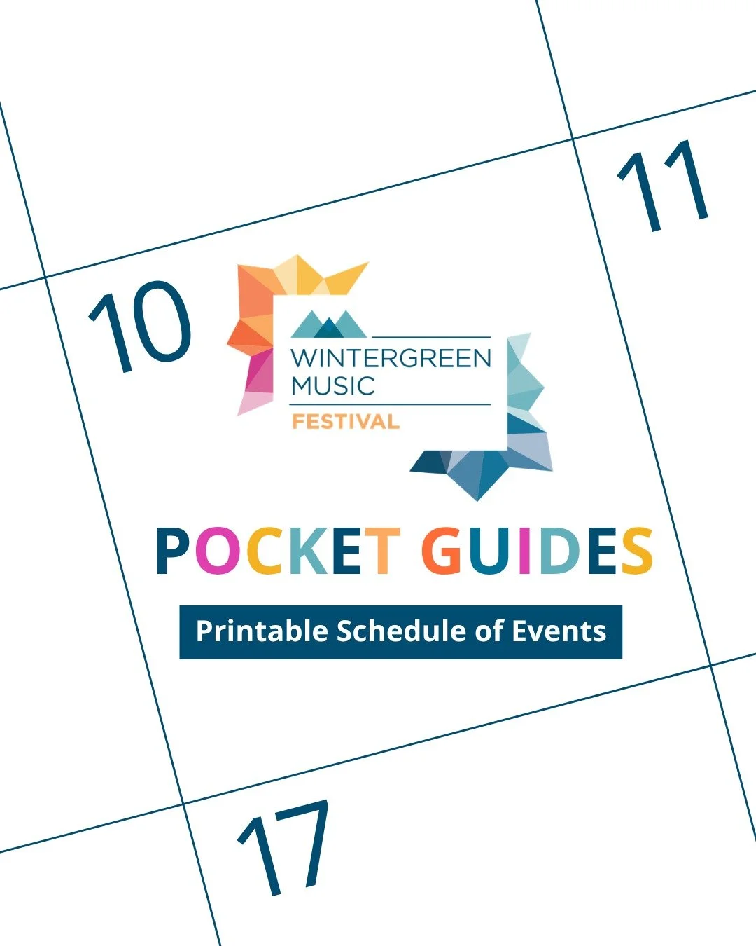 The 2026 Wintergreen Music Festival Pocket Guide is here! Explore this season&rsquo;s concerts, special events, coffee talks, and more. Download a digital copy from our website, or email us at info@wintergreenmusic.org to request a printed guide.
