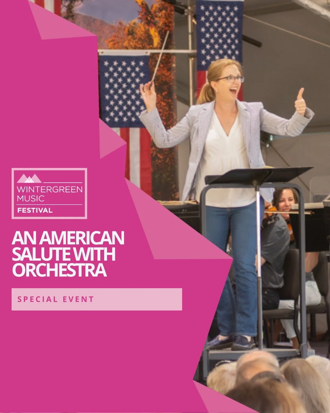 Celebrate Independence Day with the Wintergreen Festival Orchestra in a fun-filled, family-friendly, and FREE patriotic pops concert! Headlining Wintergreen Resort's July Fourth Jubilee on Saturday night at 6:30 pm, the orchestra will perform a spiri