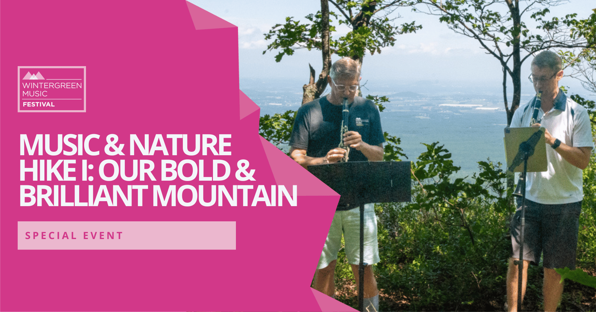 Music & Nature Hike I: Our Bold & Brilliant Mountain banner
