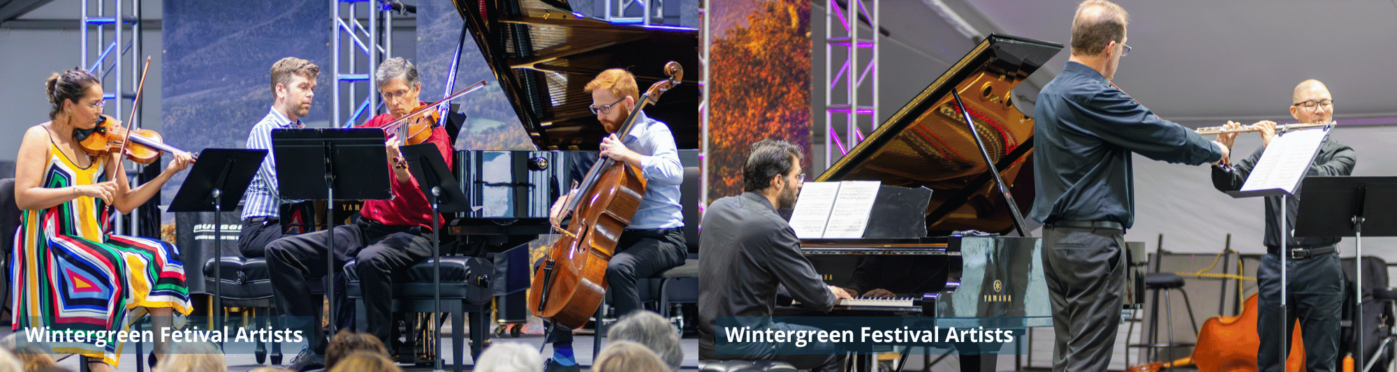 Wintergreen Festival Artists playing music